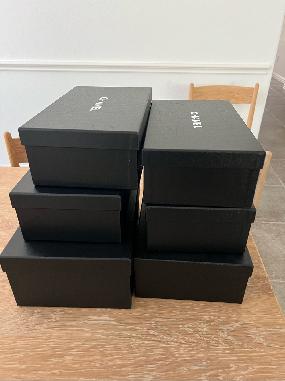 Chanel Shoe Boxes (Set of 6)